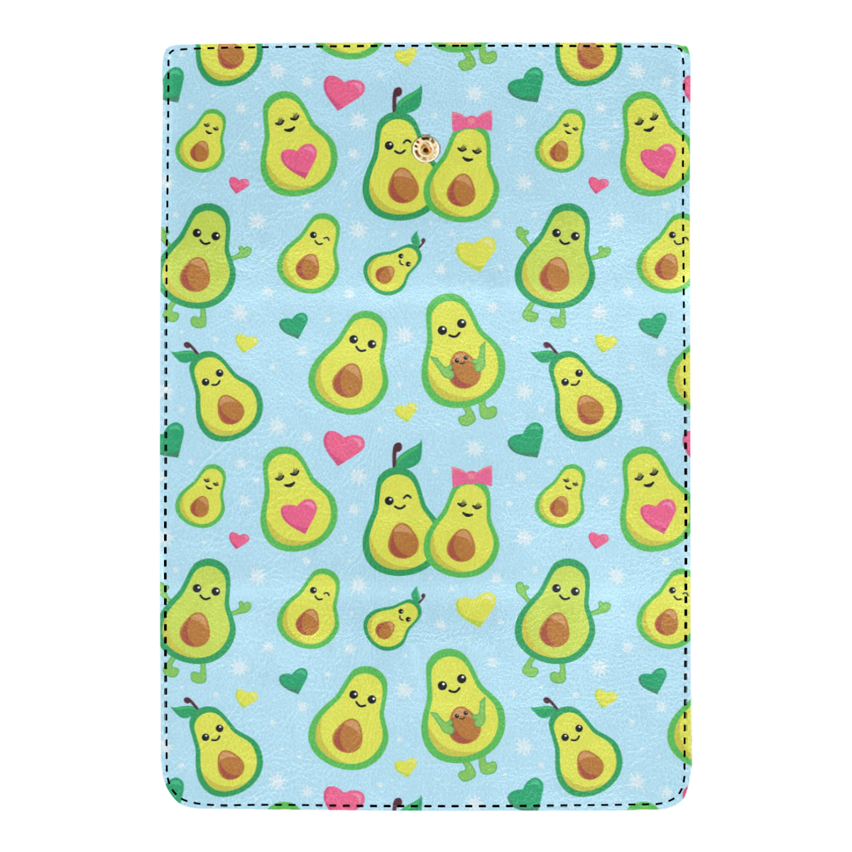 Avocado Pattern Print Design AC09 Women's Trifold Wallet