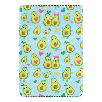 Avocado Pattern Print Design AC09 Women's Trifold Wallet