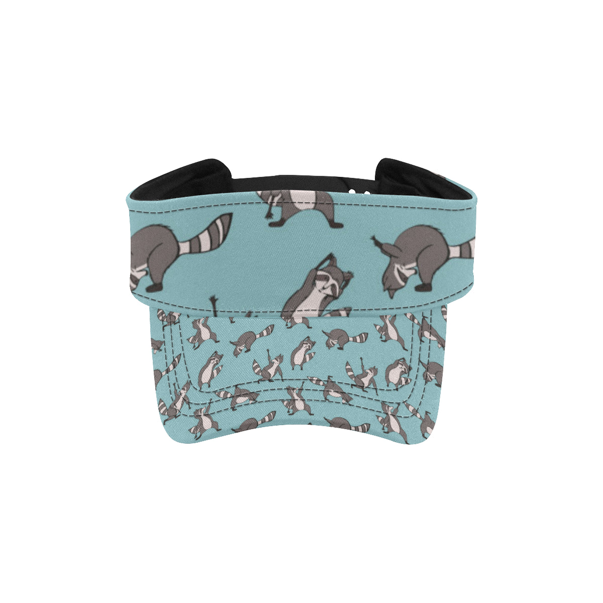Raccoon Pattern Print Design A07 Unisex Sun Visor