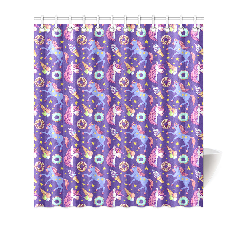 Unicorn Sweety Shower Curtain