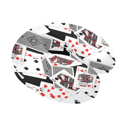 Poker Cards Pattern Print Design A04 U-Shaped Travel Neck Pillow