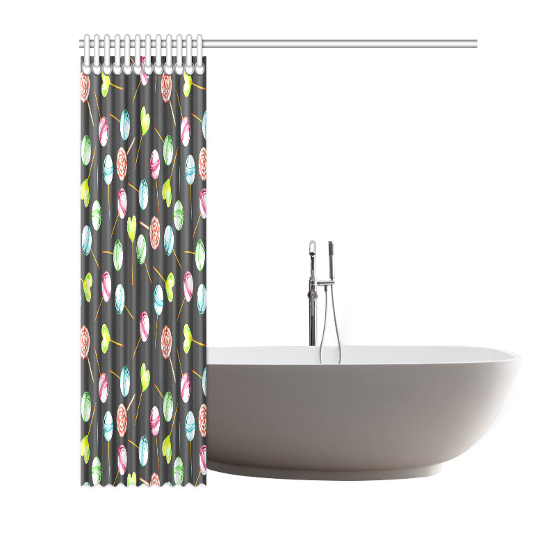 Lollipop Pattern Print Design LL02 Shower Curtain