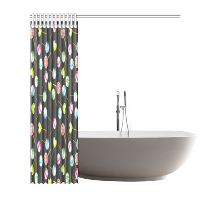 Lollipop Pattern Print Design LL02 Shower Curtain