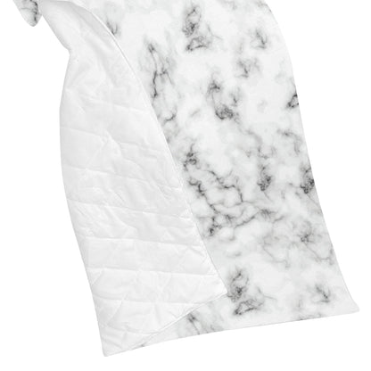Marble Pattern Print Design 01 Premium Quilt