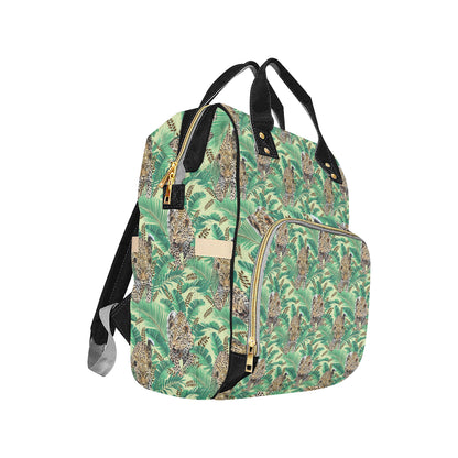 Leopard Pattern Print Design 03 Diaper Bag Backpack