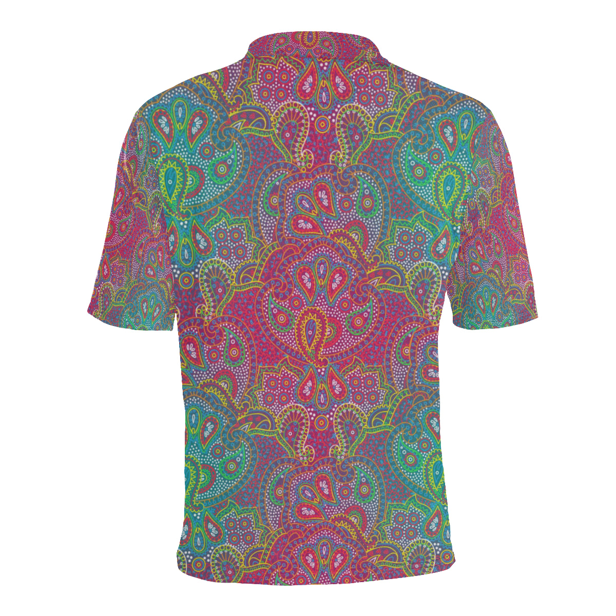 Boho Pattern Print Design 02 Men Polo Shirt