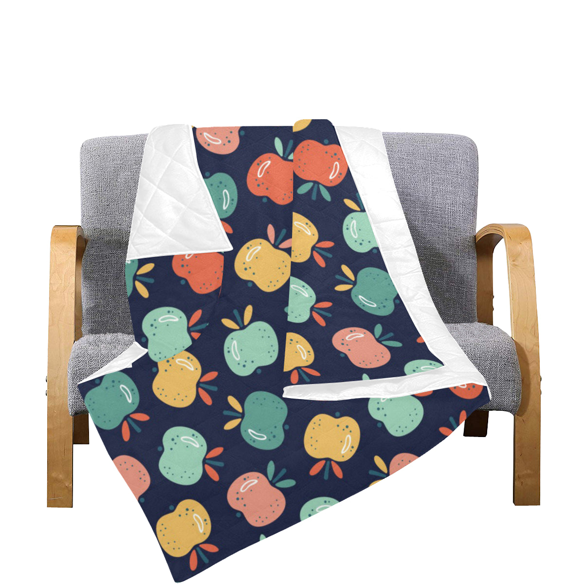 Apple Pattern Print Design AP09 Premium Quilt