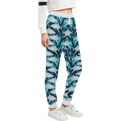 Shark Design Print Unisex Sweatpants