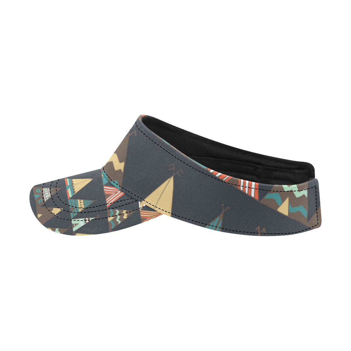 Tribal native american tent Aztec Unisex Sun Visor