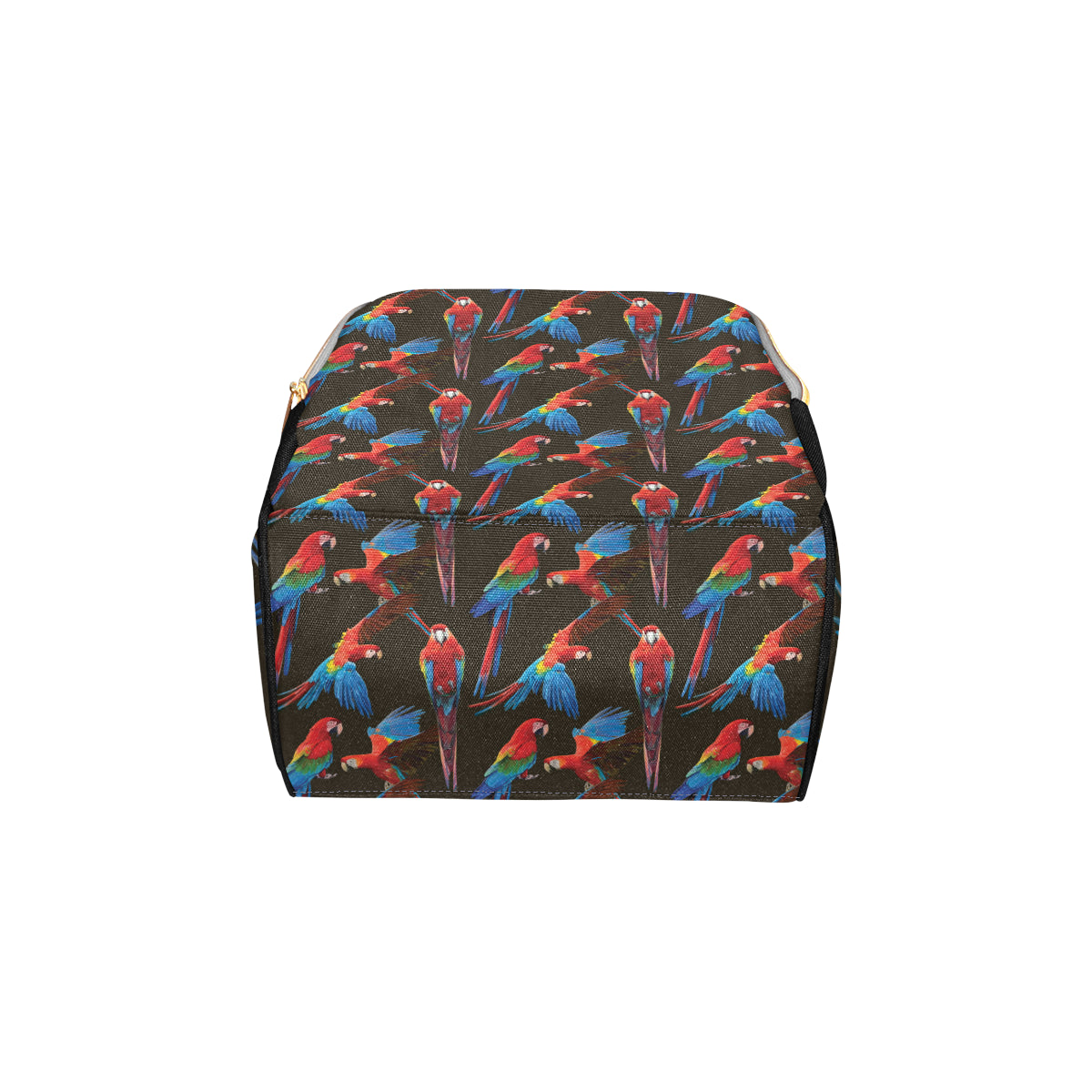 Macaw Pattern Print Design 04 Diaper Bag Backpack