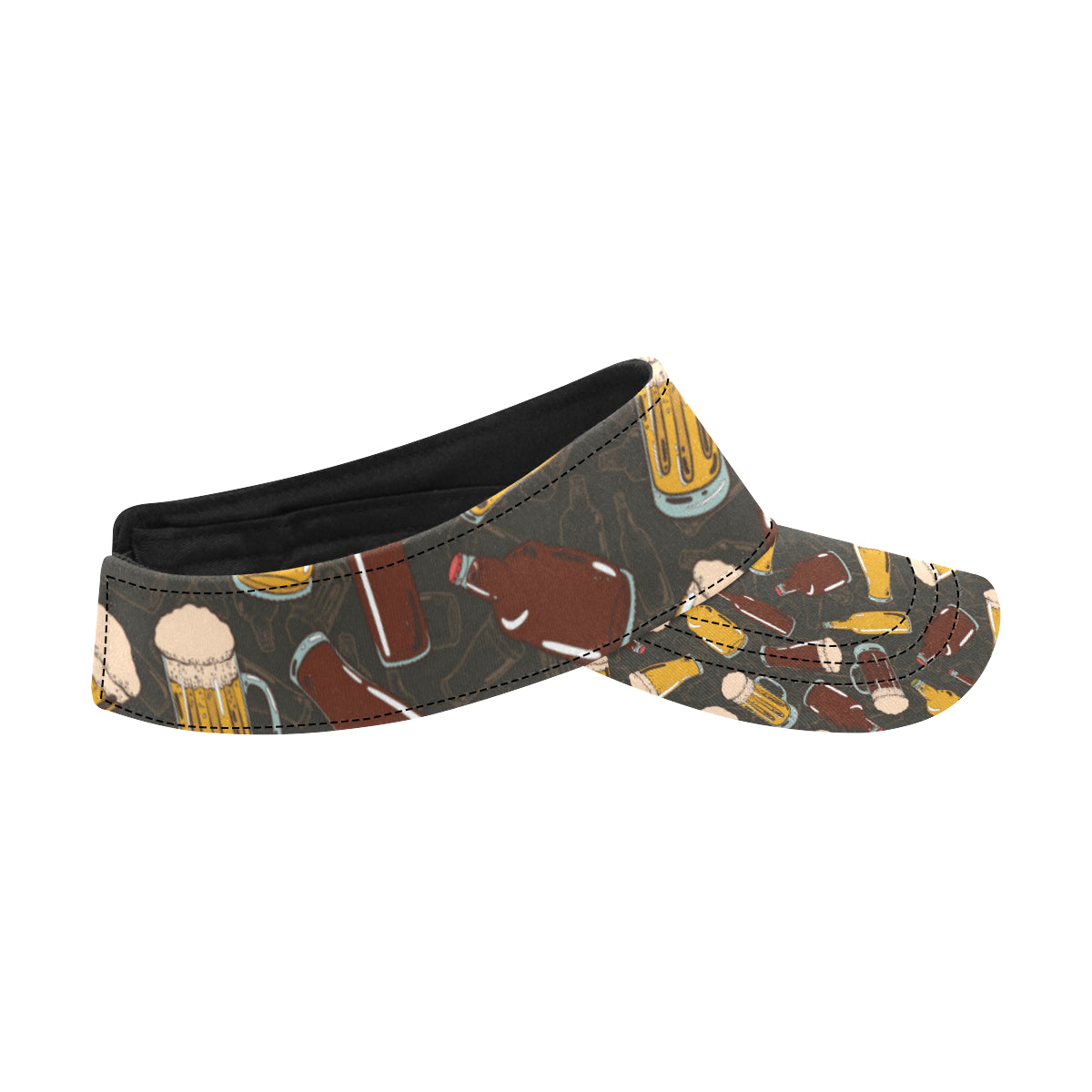 Beer Pattern Print Design 03 Unisex Sun Visor