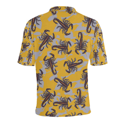 Scorpion Pattern Print Design 01 Men Polo Shirt