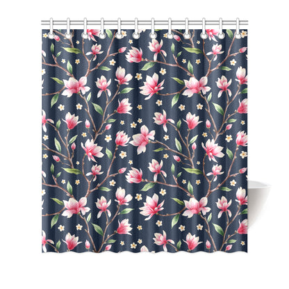 Magnolia Pattern Print Design MAG09 Shower Curtain