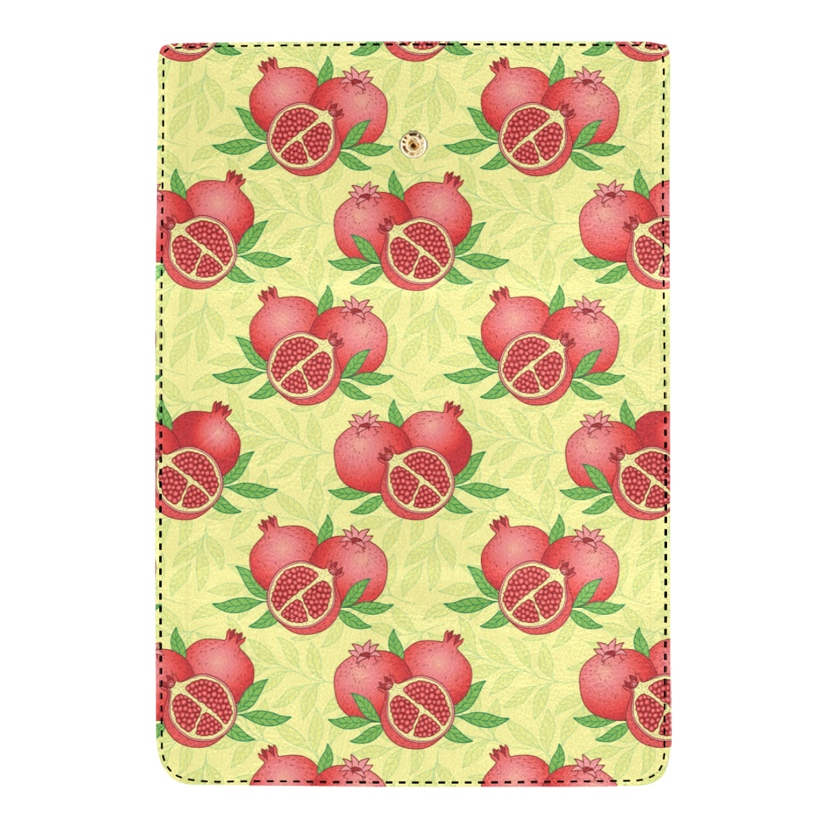 Pomegranate Pattern Print Design PG07 Women's Trifold Wallet