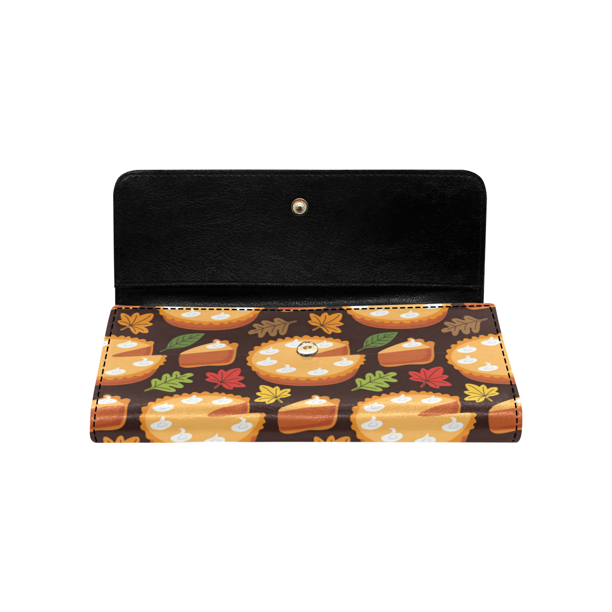 Pie Pattern Print Design A03 Women's Trifold Wallet