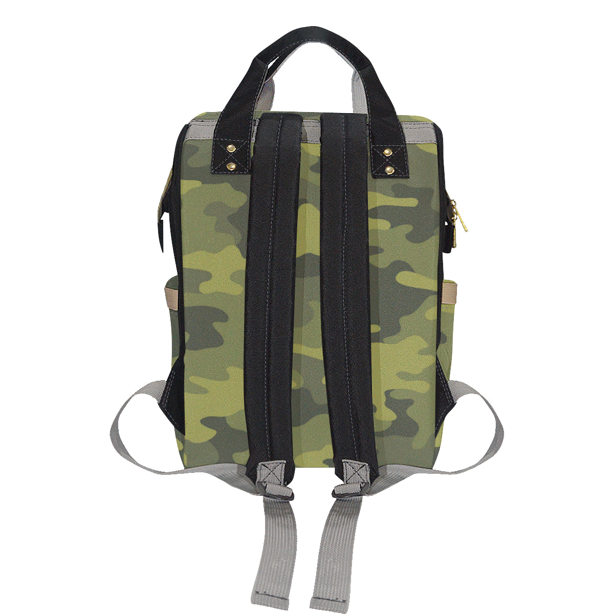 Military Camouflage Pattern Print Design 02 Diaper Bag Backpack