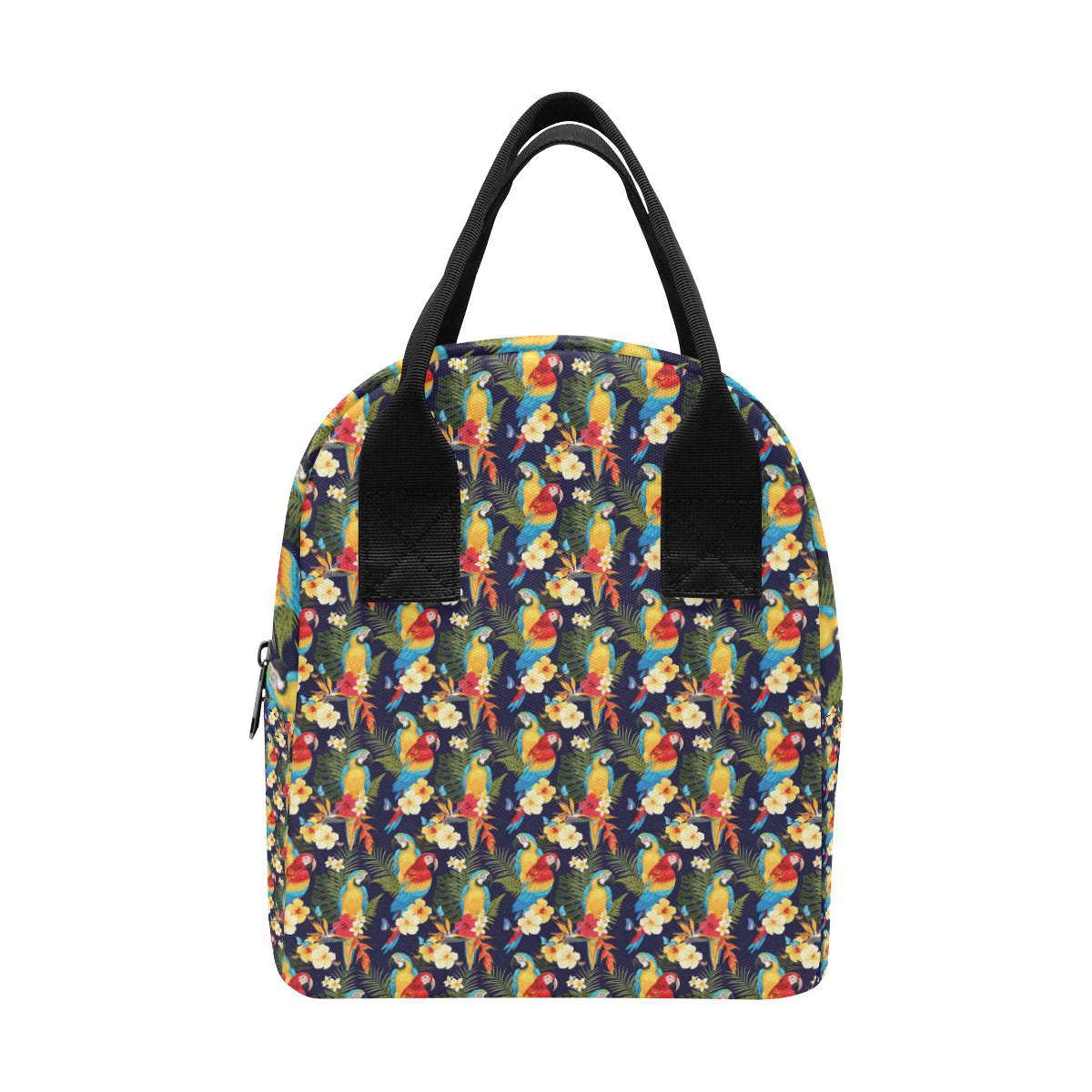 Parrot Themed Design Insulated Lunch Bag