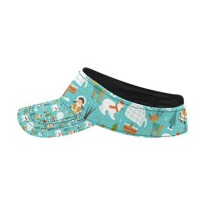 Eskimo Pattern Print Design 01 Unisex Sun Visor