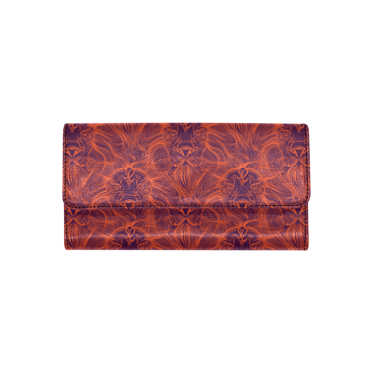 Leo Pattern Print Design 01 Women's Trifold Wallet