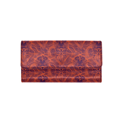 Leo Pattern Print Design 01 Women's Trifold Wallet