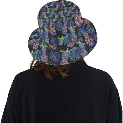 Pineapple Pattern Print Design PP04 Unisex Bucket Hat