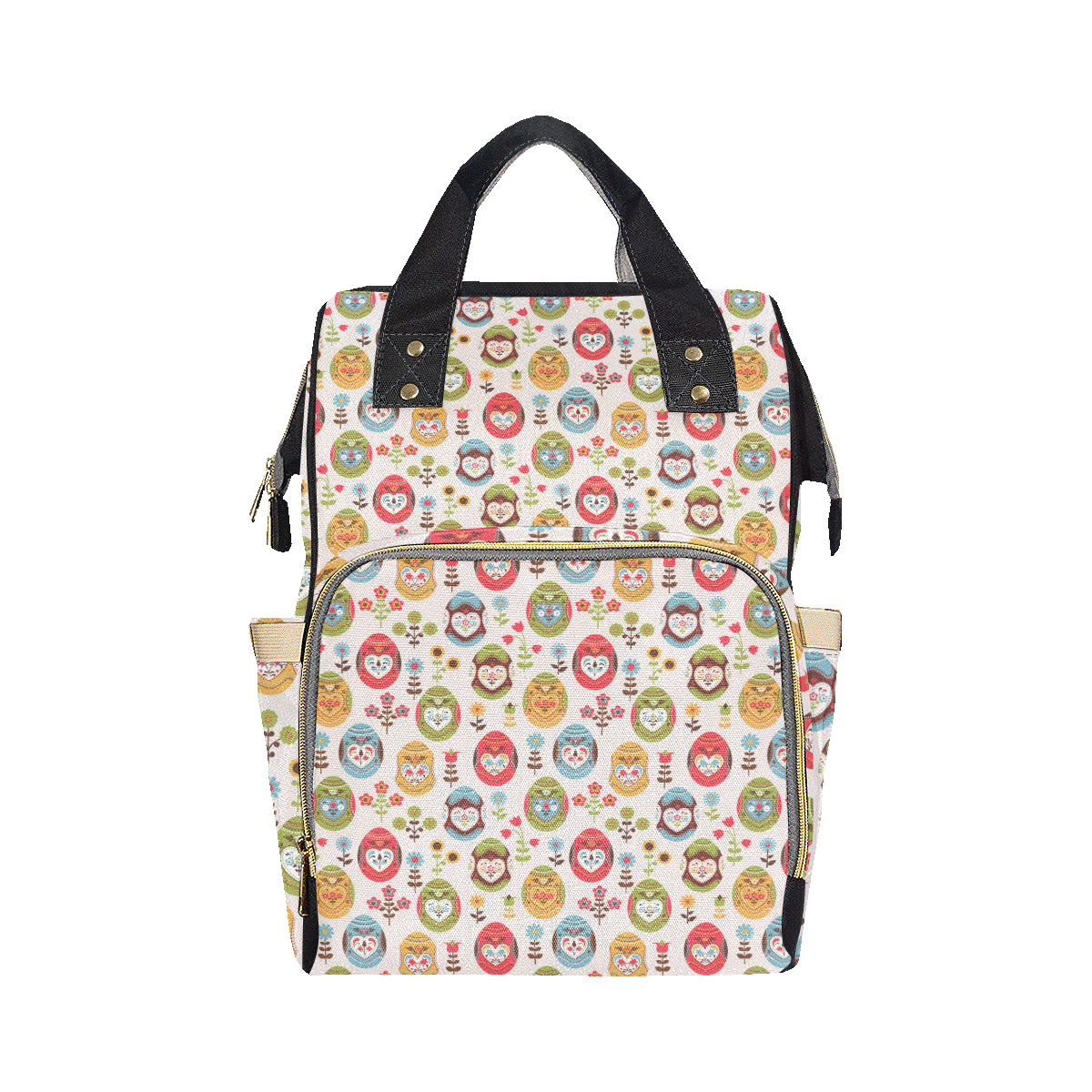Easter Eggs Pattern Print Design RB011 Diaper Bag Backpack