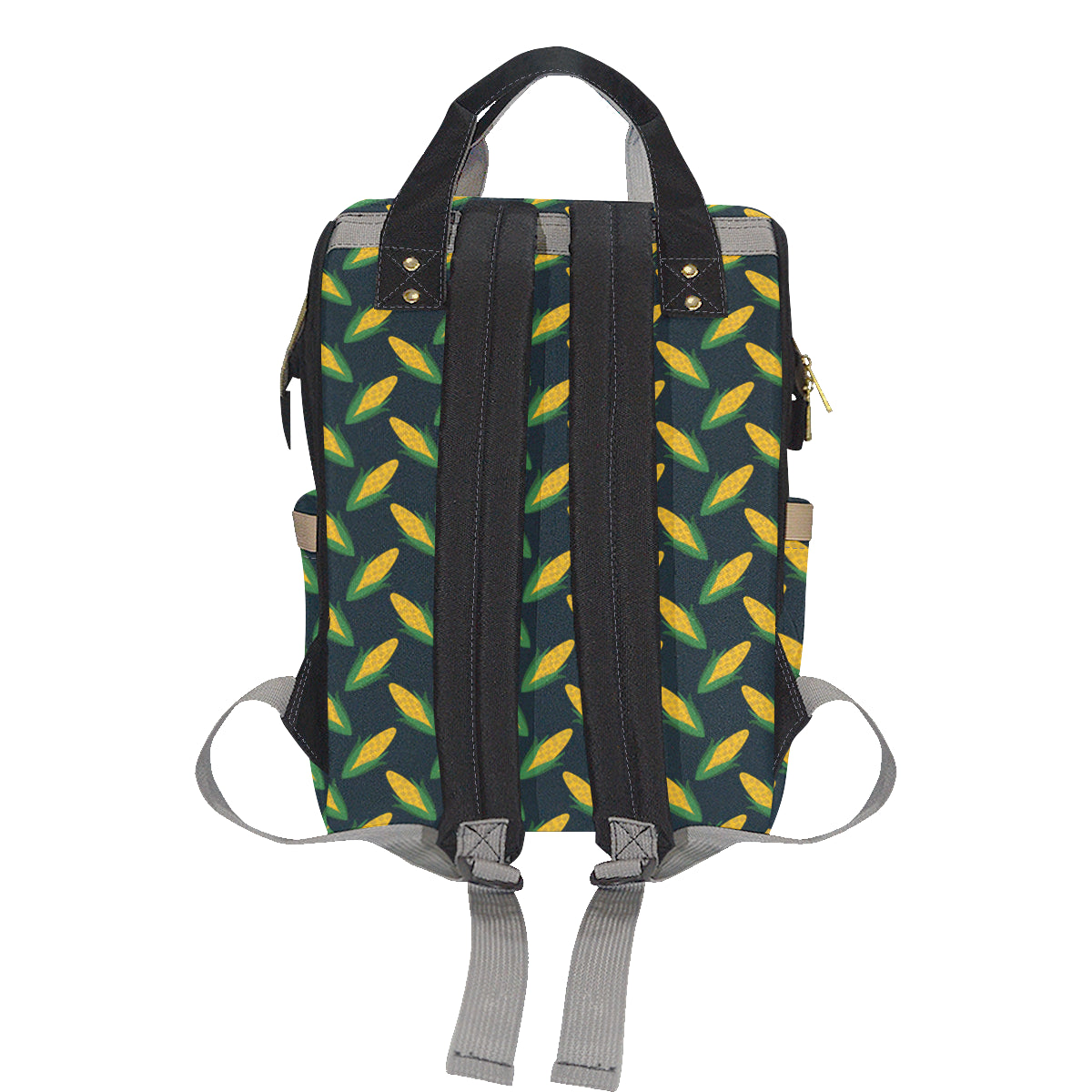 Corn Pattern Print Design 02 Diaper Bag Backpack