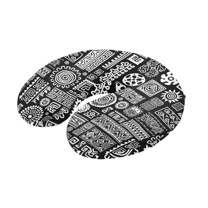 Polynesian Pattern Print Design A02 U-Shaped Travel Neck Pillow