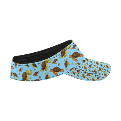 Hello Sea Turtle Print Pattern Unisex Sun Visor