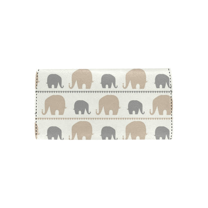 Elephant Cute Women's Trifold Wallet
