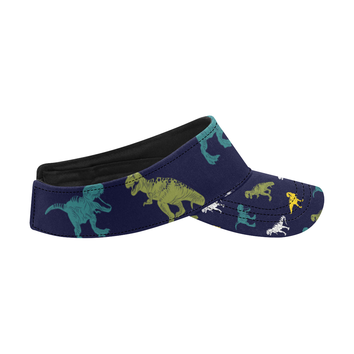 T Rex Pattern Print Design A07 Unisex Sun Visor