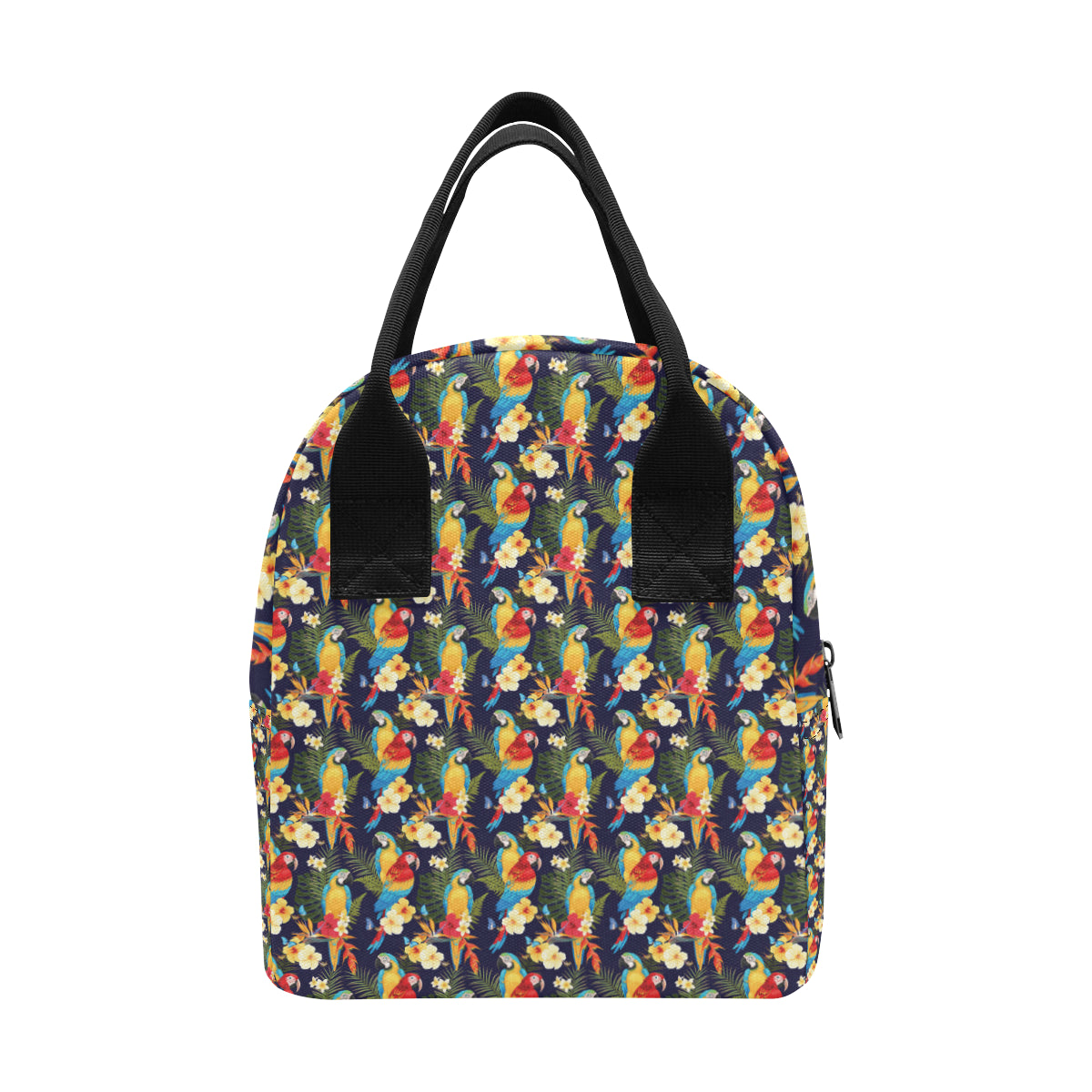Parrot Themed Design Insulated Lunch Bag