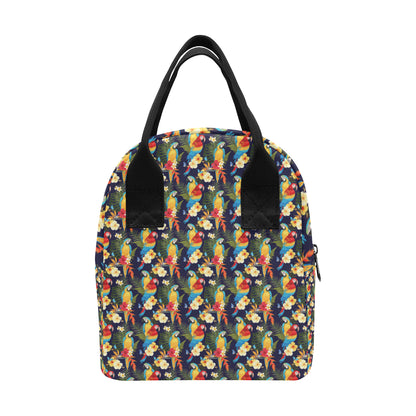 Parrot Themed Design Insulated Lunch Bag