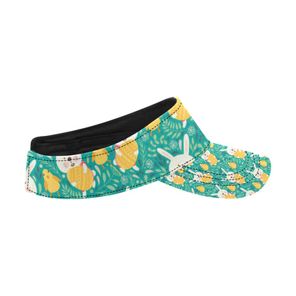 Easter Eggs Pattern Print Design RB02 Unisex Sun Visor