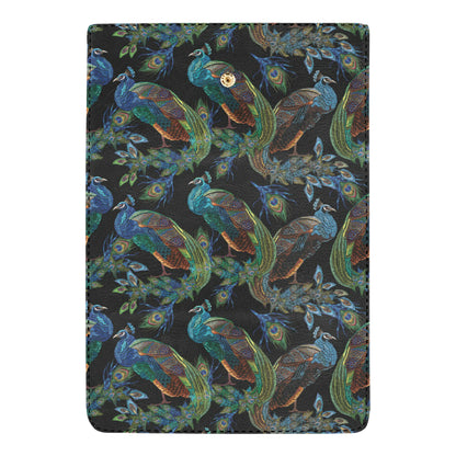 Peacock Pattern Print Design A04 Women's Trifold Wallet