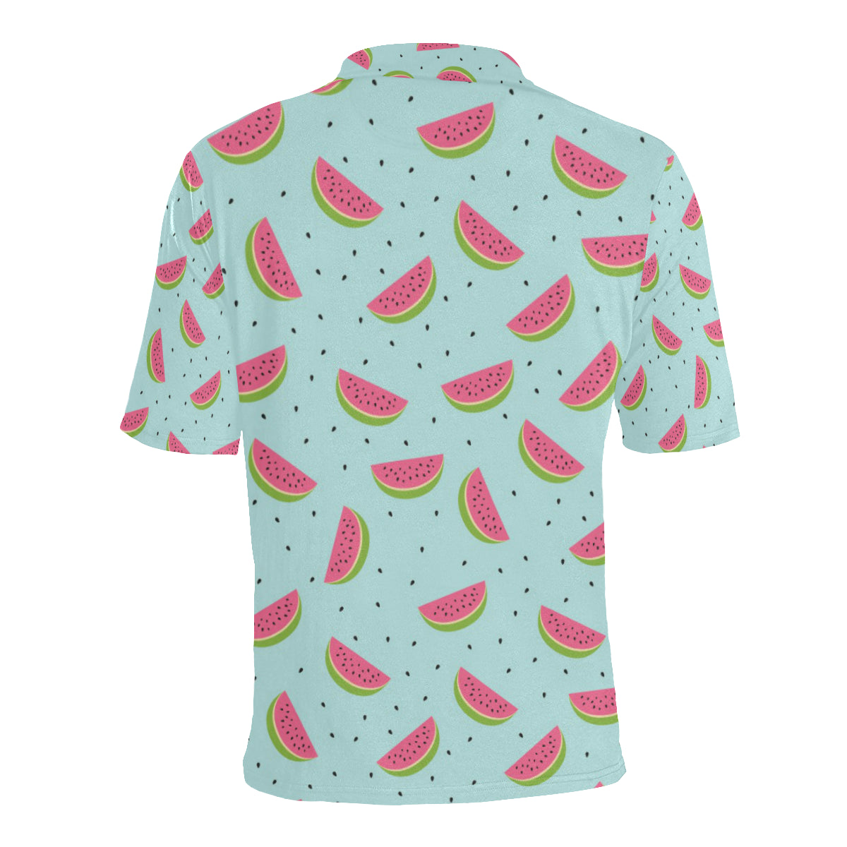 Watermelon Pattern Print Design WM06 Men Polo Shirt