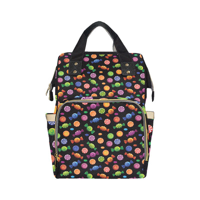 Candy Pattern Print Design 01 Diaper Bag Backpack