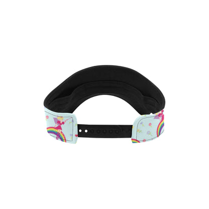 Fairy with Rainbow Print Pattern Unisex Sun Visor