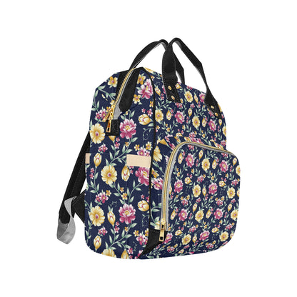 Gerberas Pattern Print Design GB03 Diaper Bag Backpack