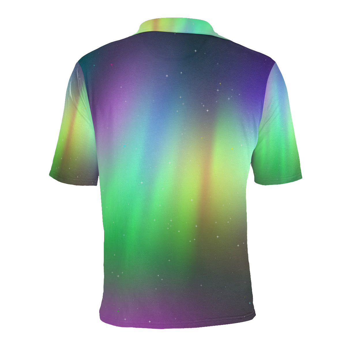 Aurora Borealis Pattern Print Design 03 Men Polo Shirt