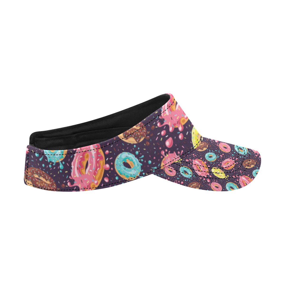 Donut Pattern Print Design DN03 Unisex Sun Visor