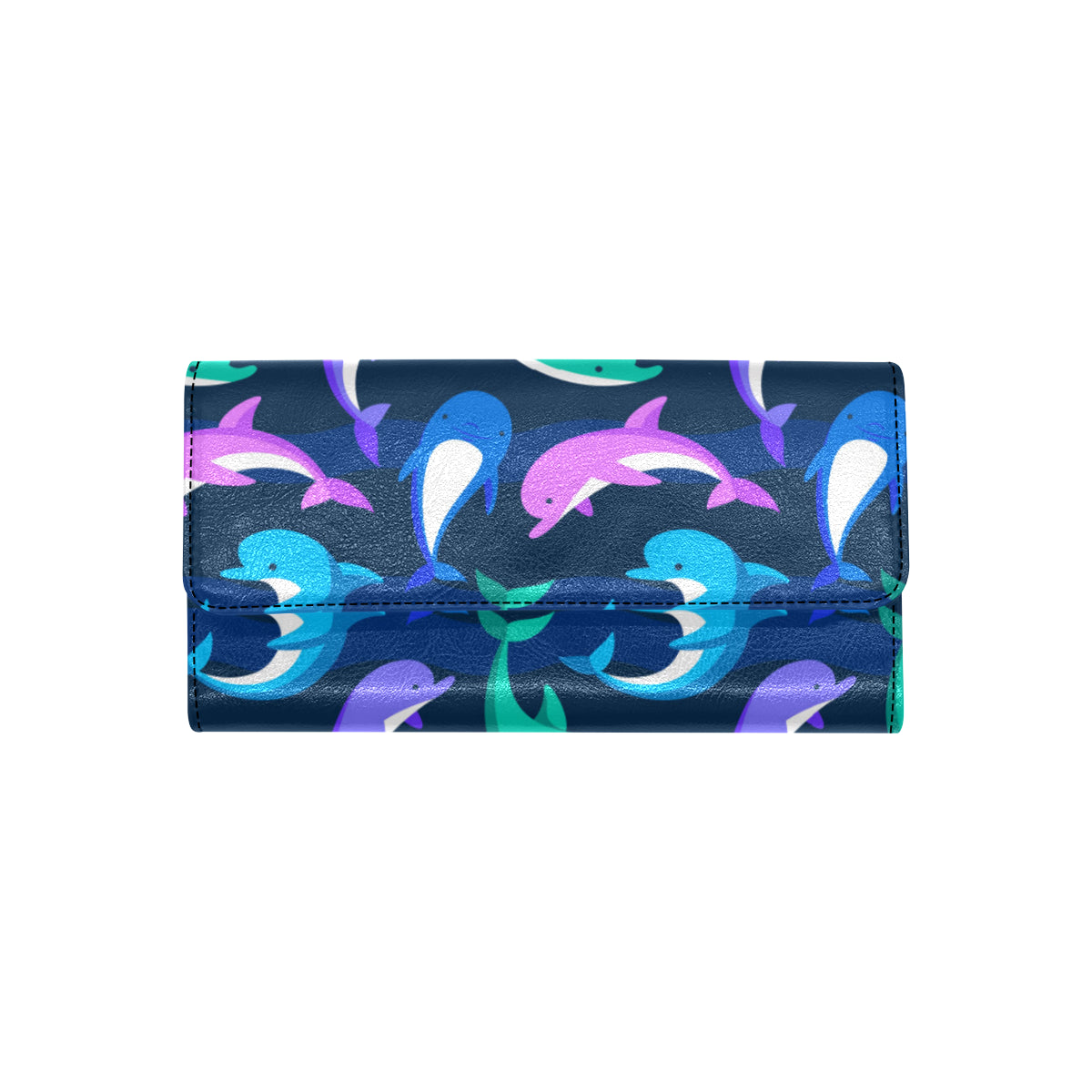 Dolphin Baby Women's Trifold Wallet