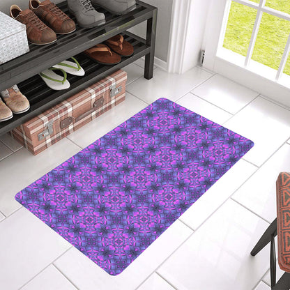 kaleidoscope Pattern Print Design Rubber Doormat
