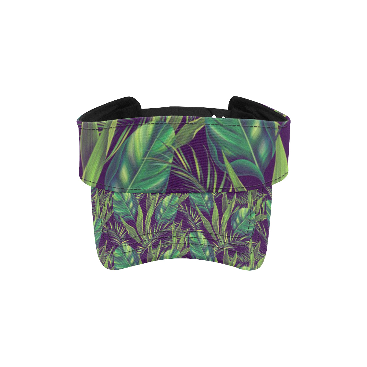 Palm Leaves Pattern Print Design PL03 Unisex Sun Visor