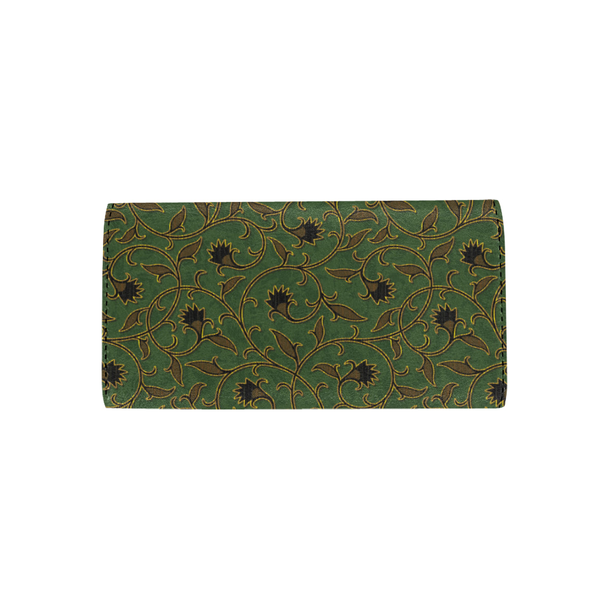 Brocade Pattern Print Design 02 Women's Trifold Wallet