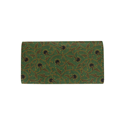 Brocade Pattern Print Design 02 Women's Trifold Wallet