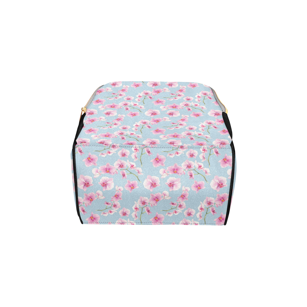 Orchid Pattern Print Design A01 Diaper Bag Backpack