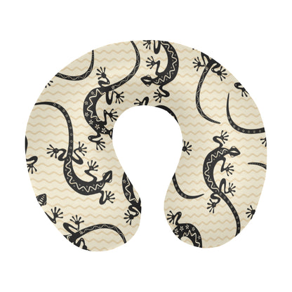 lizard Pattern Print Design 02 U-Shaped Travel Neck Pillow