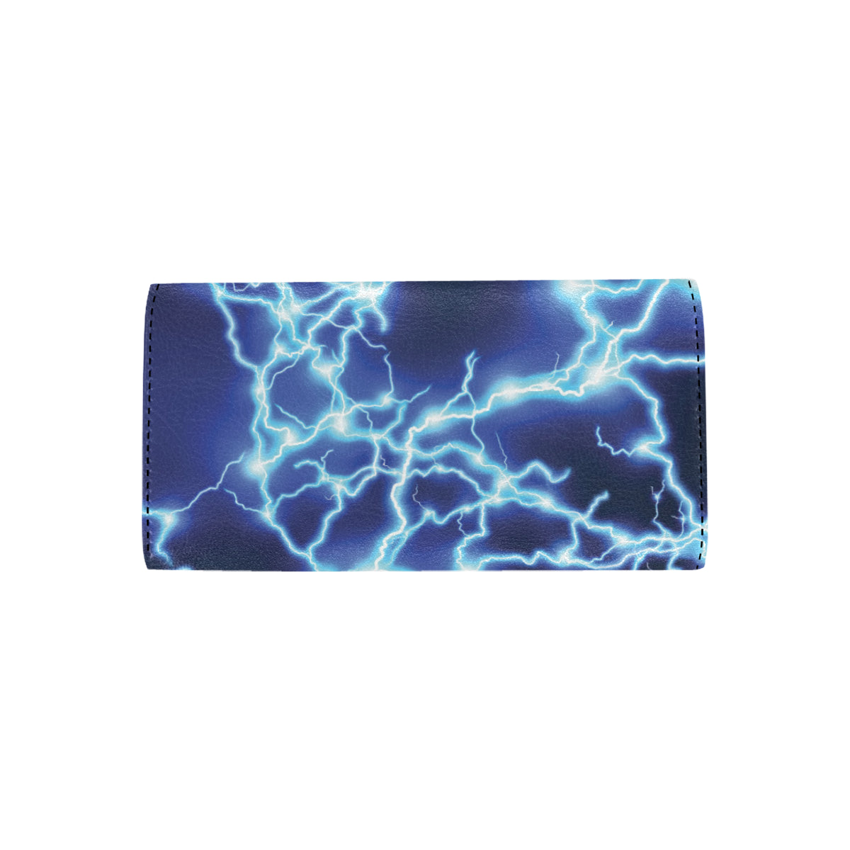 Lightning Thunder Pattern Print Design 04 Women's Trifold Wallet