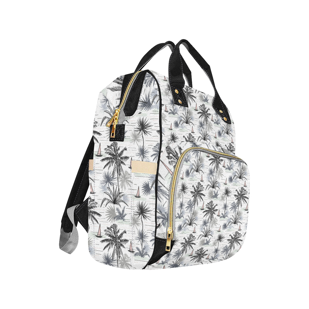 Pacific island Pattern Print Design A04 Diaper Bag Backpack